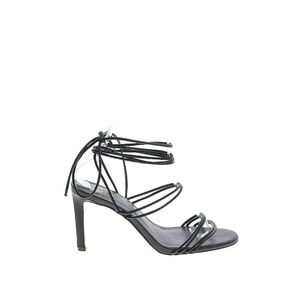 Jennifer Lopez Elegant Black Strappy Heels
